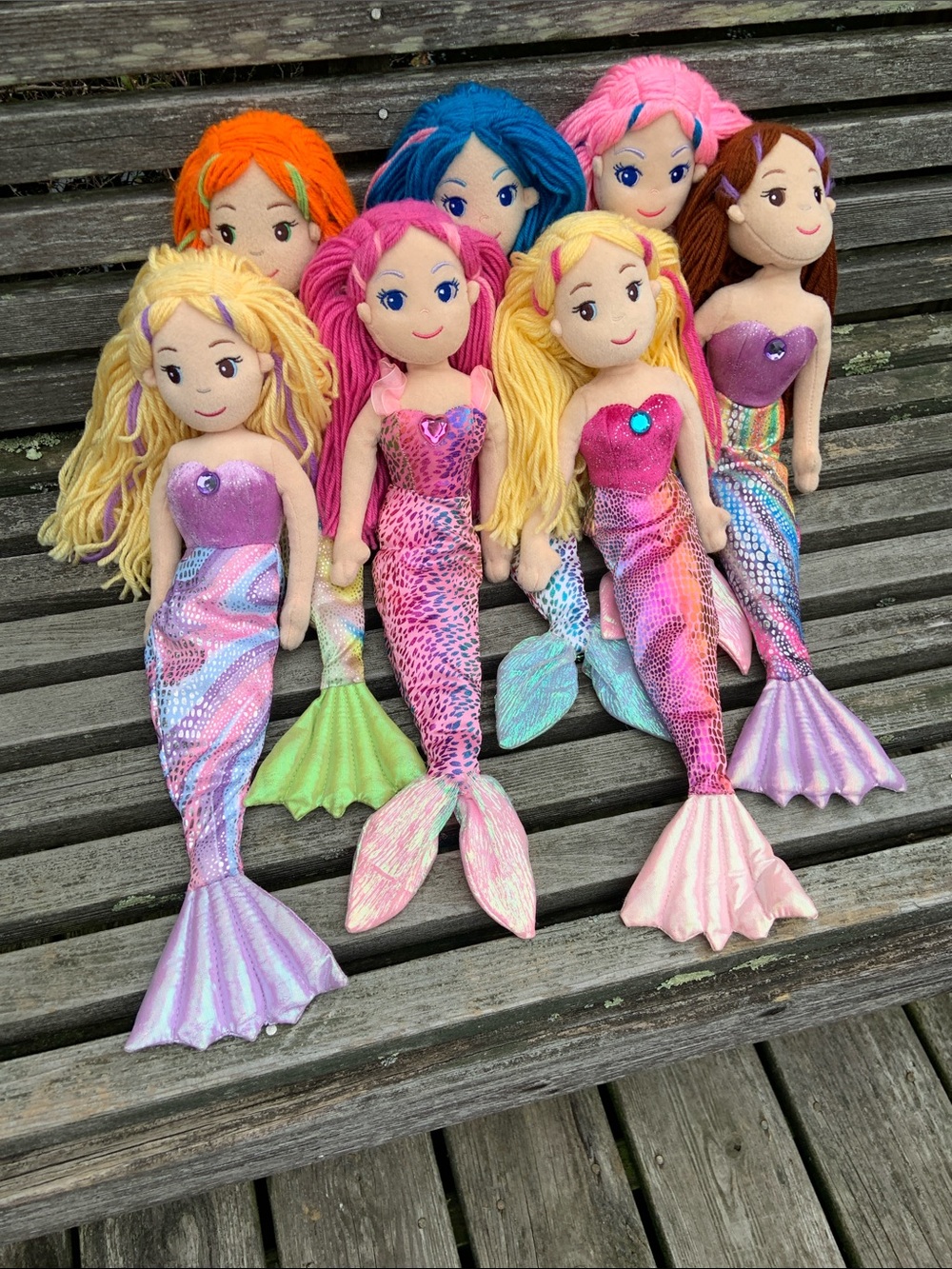 Aurora Plush Mermaid set of 7